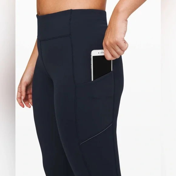 Lululemon Speed Up Tight 28" *Brushed Full-On Luxtreme. 🩷🩷True Navy🩷🩷 - Picture 3 of 8